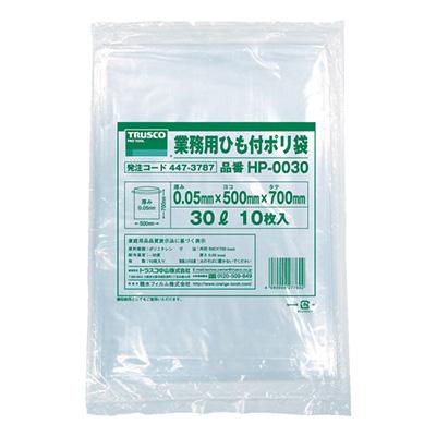 TRUSCO 業務用ひも付ポリ袋 HP-0030